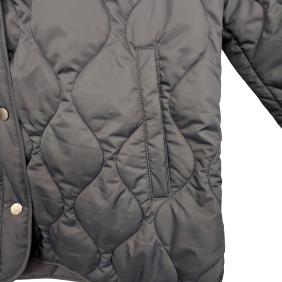 32 Degrees Heat | Quilted High Neck Lightweight Jacket | Dark Navy Blue | Medium - Picture 4 of 8